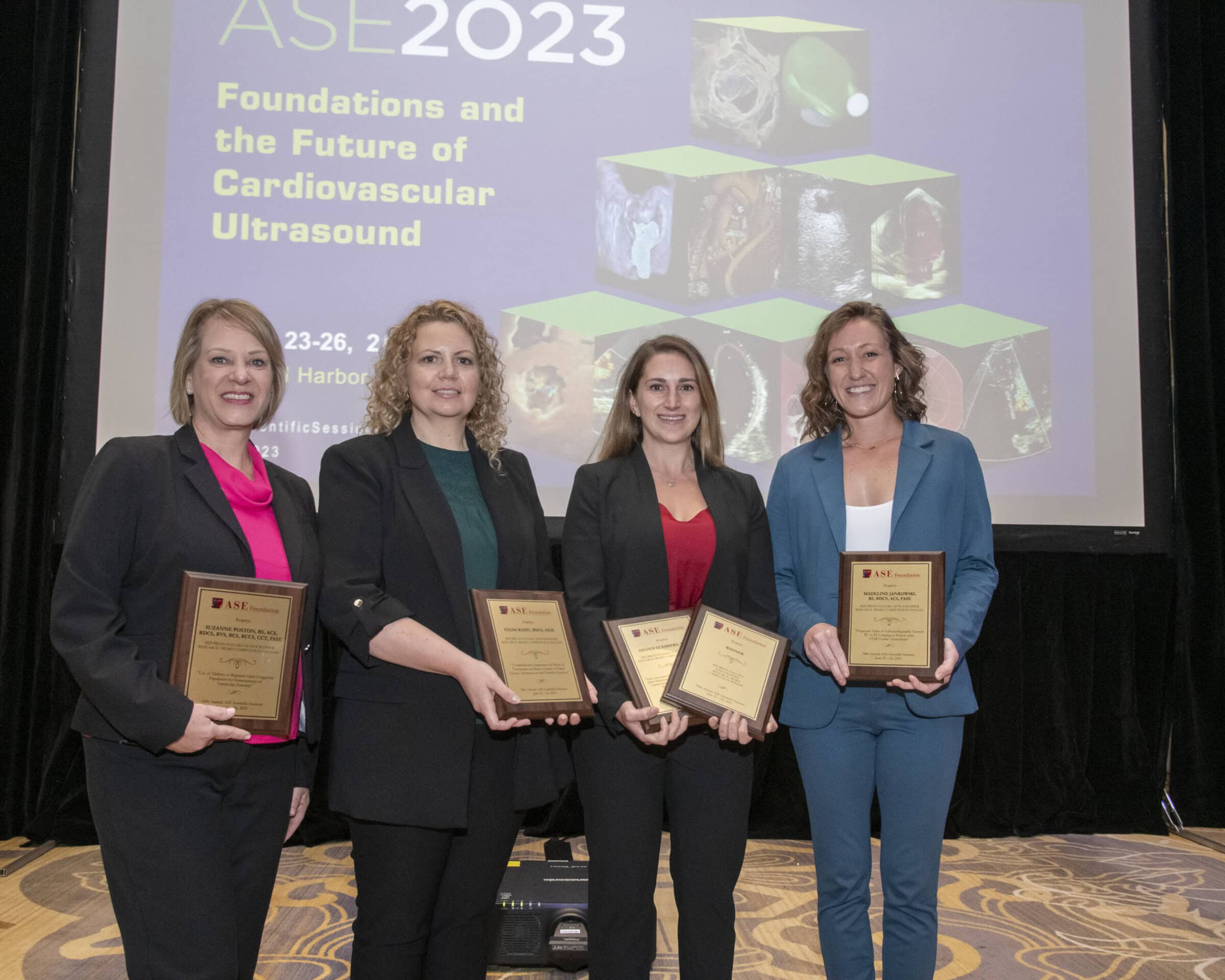2023 Haluska Competition A group photo of four funding investigator awardees
